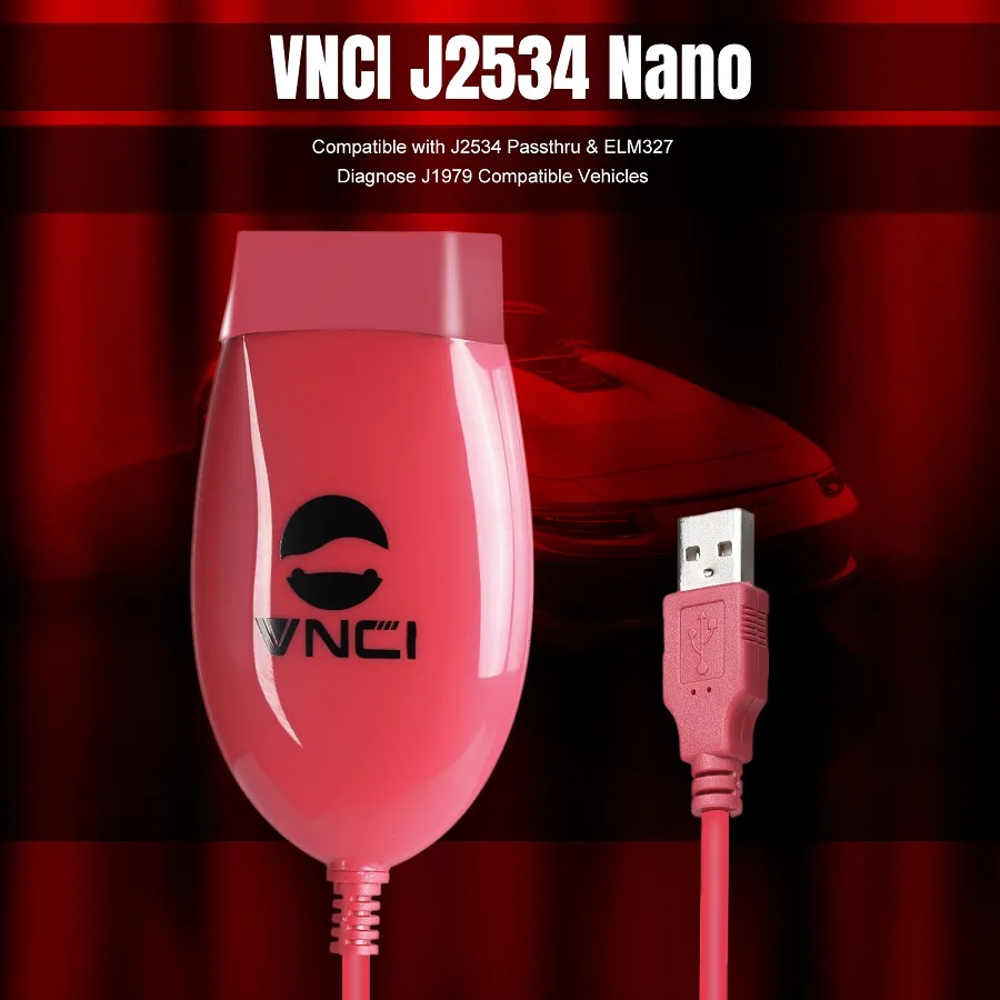 VNCI J2534 для Nano совместимый с Passthru и диагностикой ELM327 J1999 поддержка режима