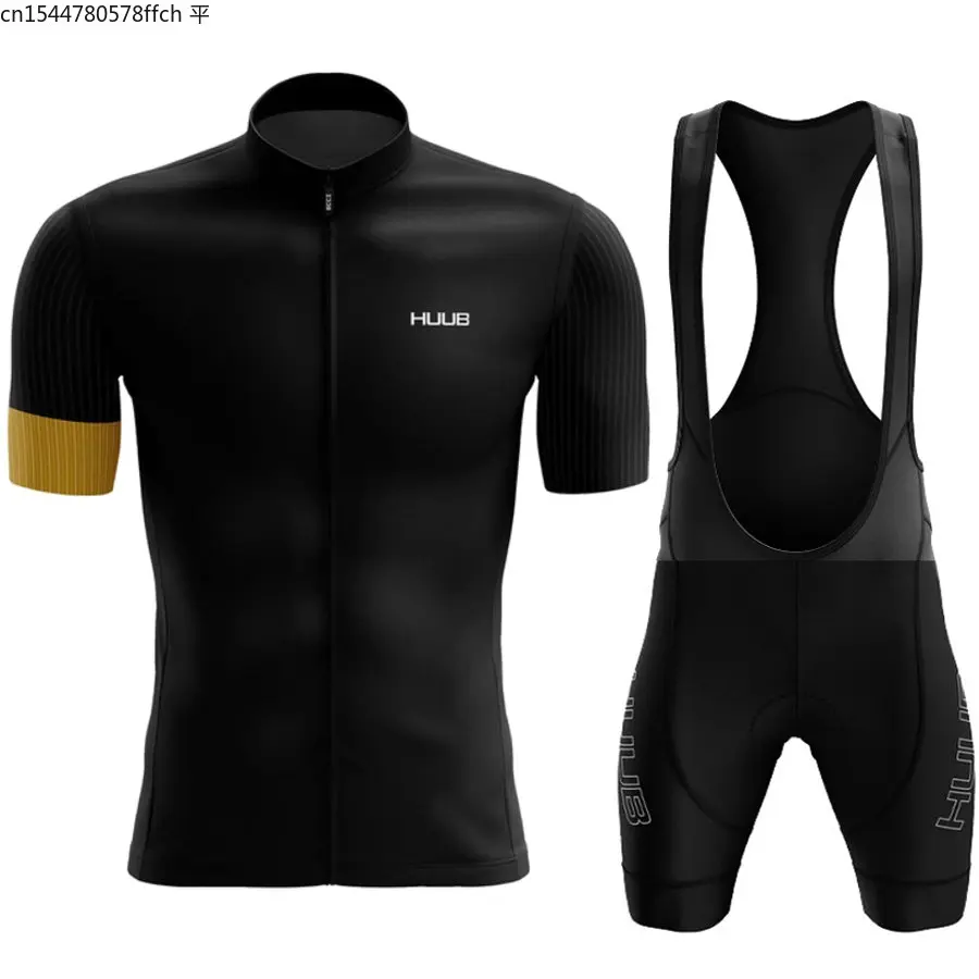

2023 Men's Cycling Suit Bike Clothing HUUB Team Sports Set Mtb Male Summer Clothes Jersey Pants Costume Bicycle Bib Shorts suit