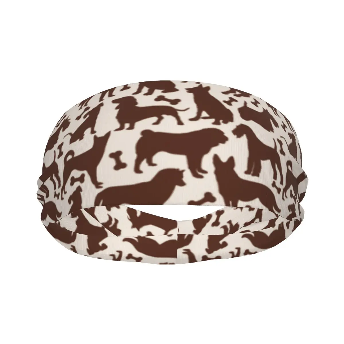 

Повязка на голову с узором собаки повязка на голову для тенниса тренажерного зала фитнеса головной убор аксессуары для волос