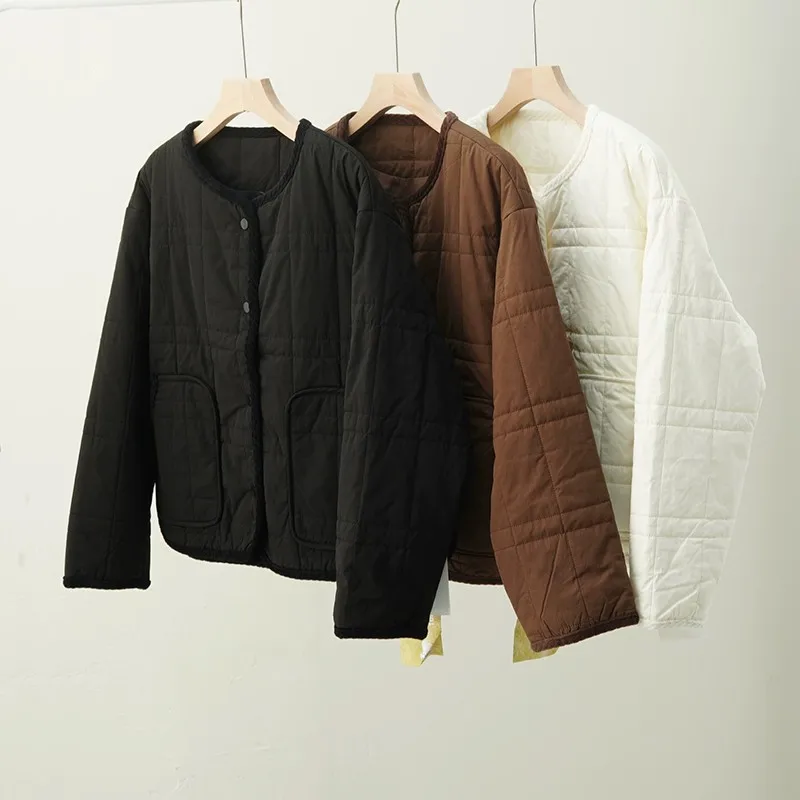 Новое поступление 2024 зимнее женское повседневное свободное теплое утолщенное