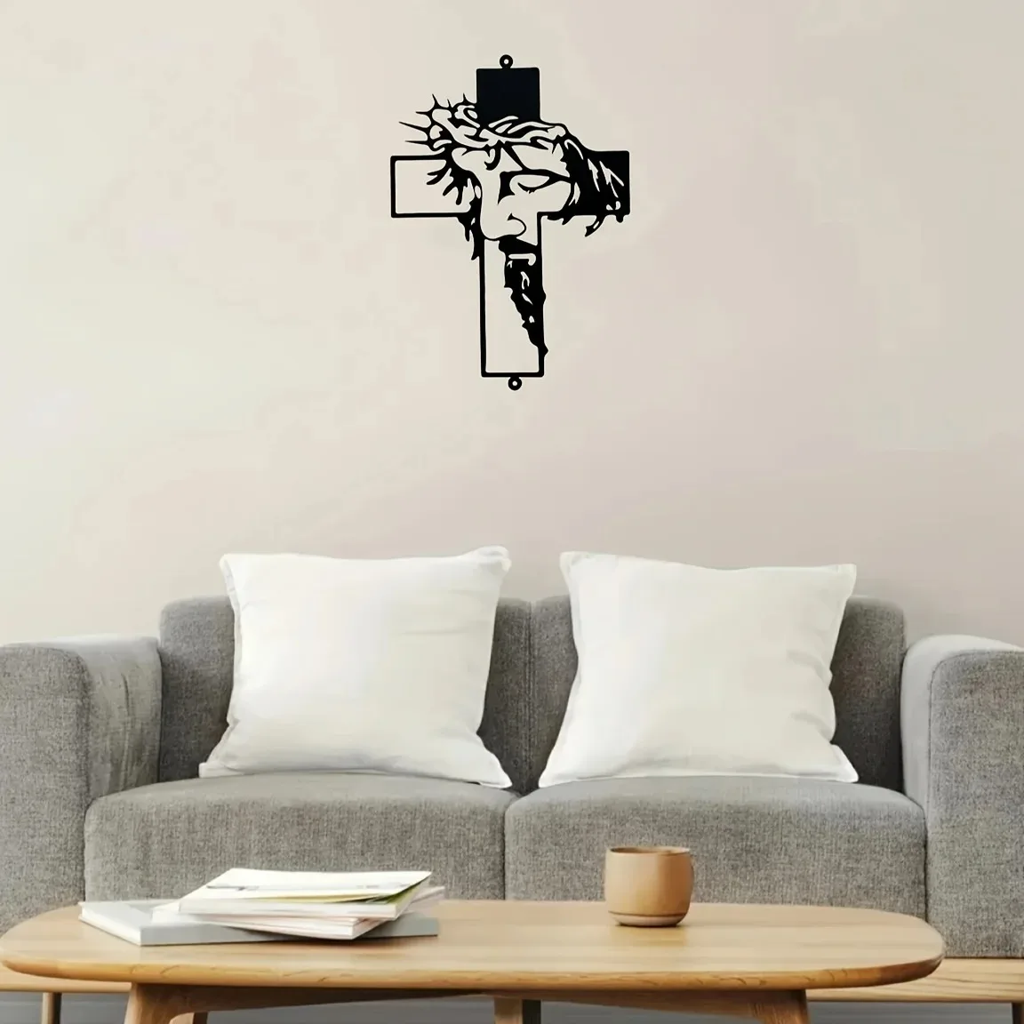 CIFBUY Deco металлический крест знак домашнее художественное украшение Пасха День