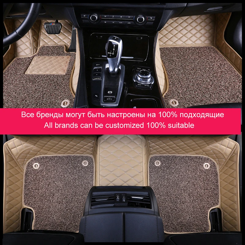 

Car Floor Mats for VW POLO GOLF Passat B6 B8 Touareg Scirocco Caddy Jetta New Beetle Auto Accessories Interior Details