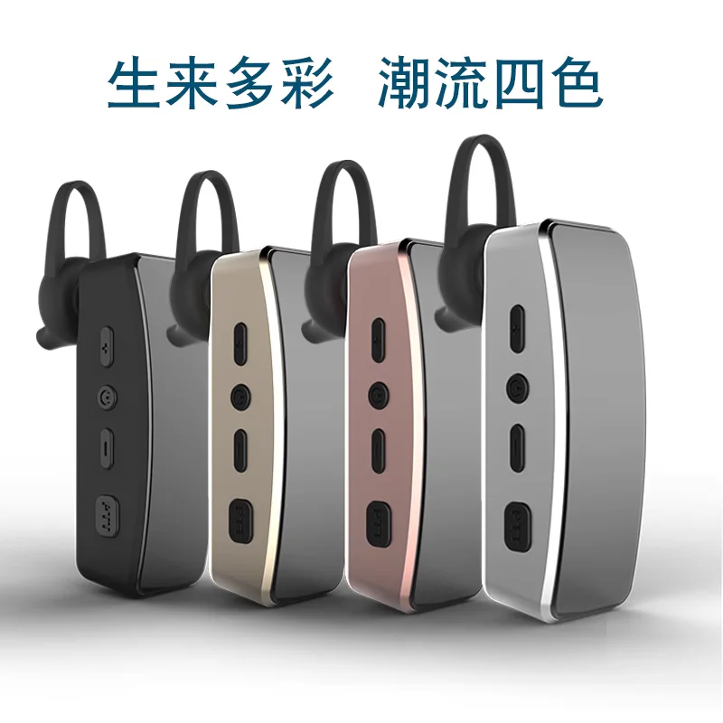 

2023 2pcs Portable Earphone Walkie Talkie two way mini radio for Hotel Restaurant Free hands small Mini Earhook Walkie-Talkie