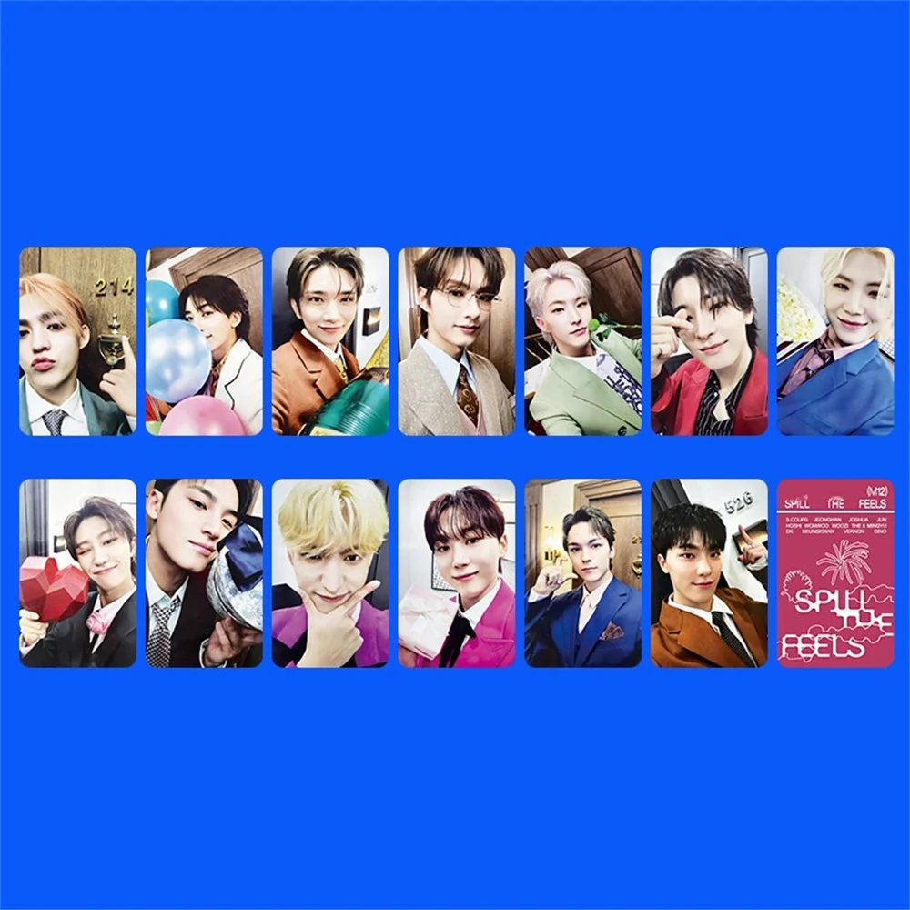 Kpop Boy Group Новый альбом ЛОМО-карта Фотокарта VERNON S.COUPS MINGYU JEONGHAN SEUNGKWAN THE8 HOSHI WONWOO Fans Gift