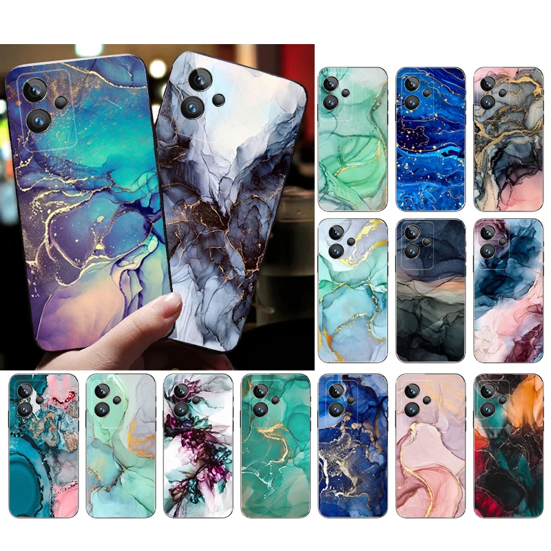 

Phone Case for OPPO Realme GT 2 Pro X2 Pro XT C25S 9 8 7 6 Pro 6i GT Master C3 C21 C21Y C11 X3 SuperZoom Cool Marble Art Funda