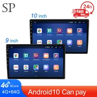 sp a74 9 10 inch carplay car multimedia player 2 din android bluetooth 360%c2%b0panoramic for hyundai kia toyota renaul volkswagen