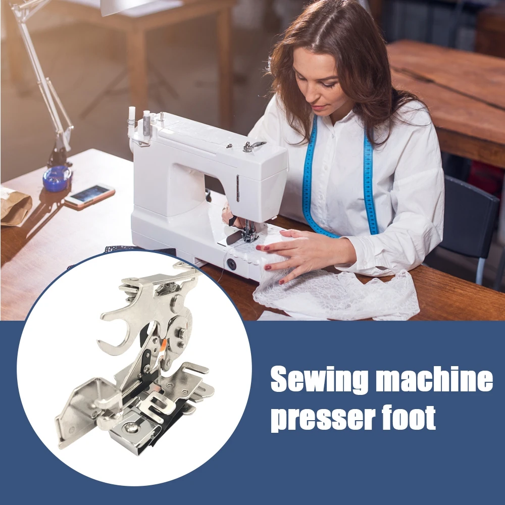 Household Sewing Machine Ruffler Foot Pleating Presser Material Freely Adjustable for Low Shank Pleated Attachment 55705 |