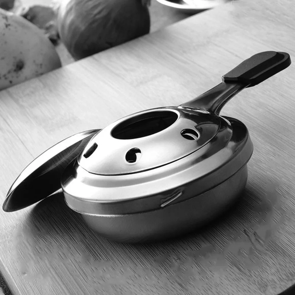

Outdoor Alcohol Stove Small Backpackers Camping Carrying Hiking Mini Portable Stainless Steel Supply Adjustable