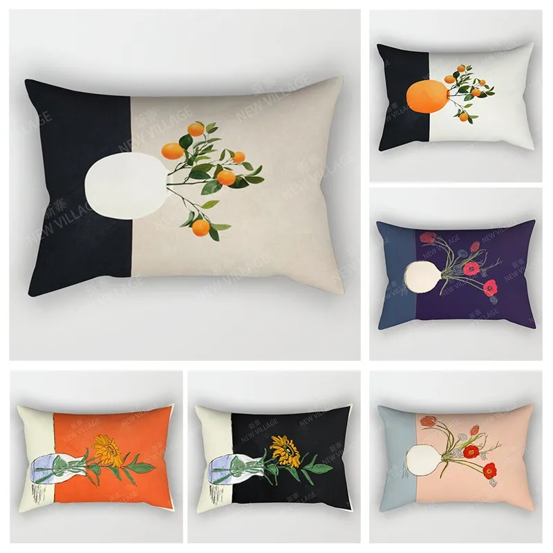 

Nordic fall home decor 30*50 throw pillow cover sofa modern abstract geometric boho living room Cushion cover 50x70 30x50 40x60