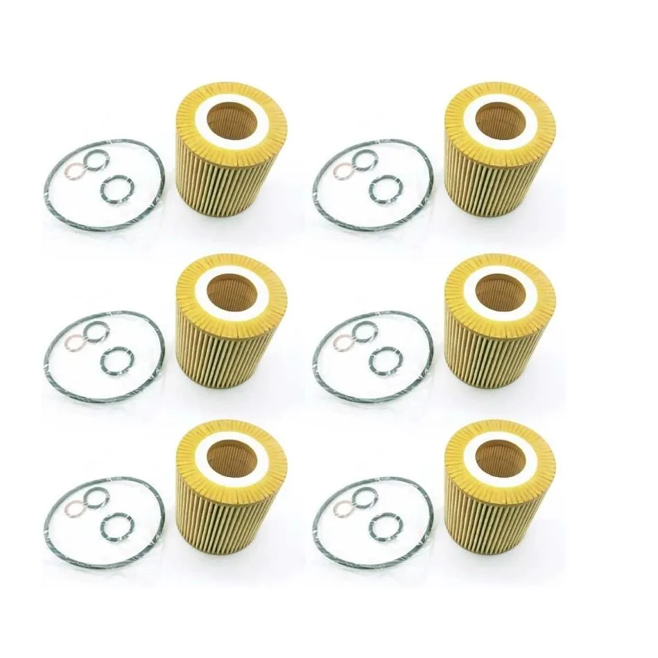 

6 шт. масляный фильтр 11427508969 для BMW 1 3 5 серии X1 X3 Z4 Roadster E46 E81 E87 E90 E60 E61 E84 E83