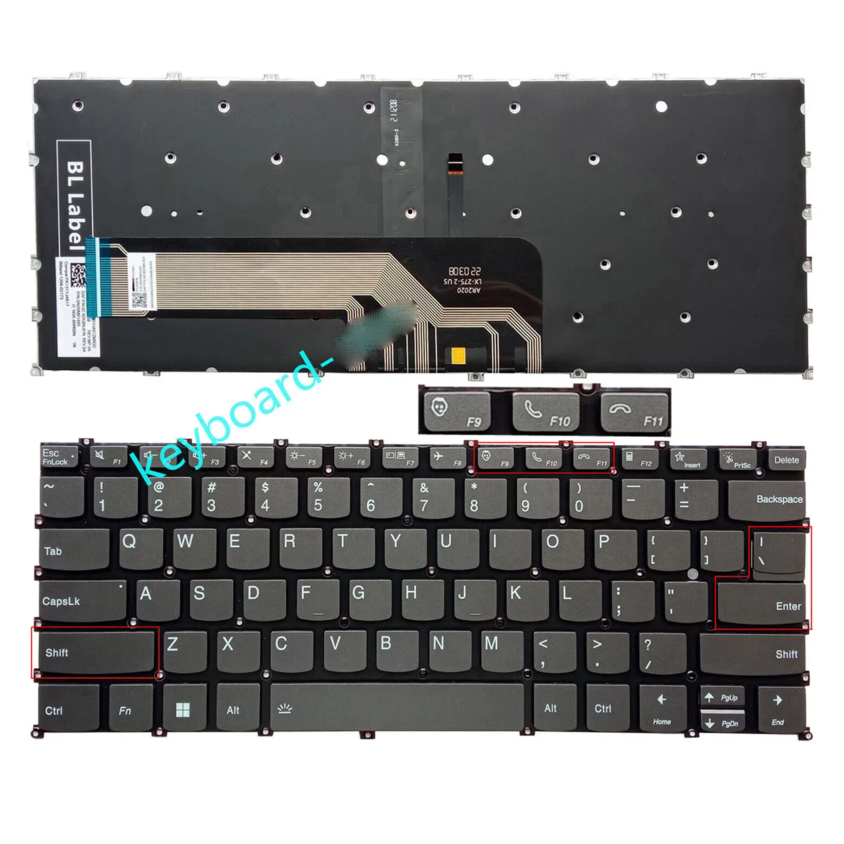 

Новинка для Lenovo ThinkBook 14 G2 ARE 14 G2 ITL 14 G3 ACL 14 G3 ITL US клавиатура с подсветкой