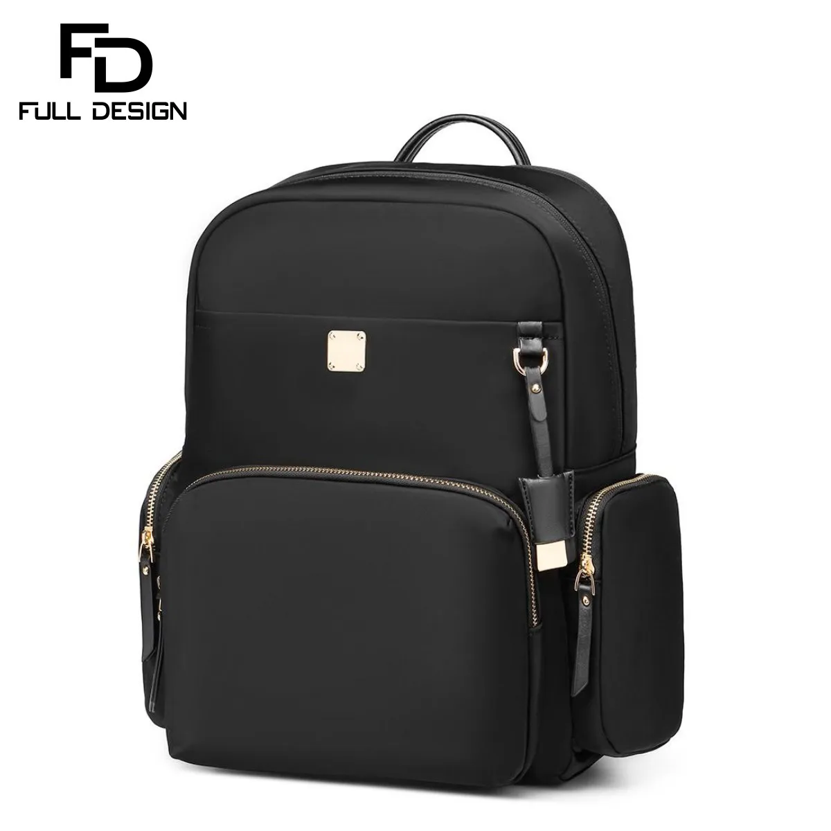 FULL DESIGN Female Backpack 14 Inch Backpack Laptop Bag Business Office Bag Waterproof Bag School Backpacks Rucksack School Bags