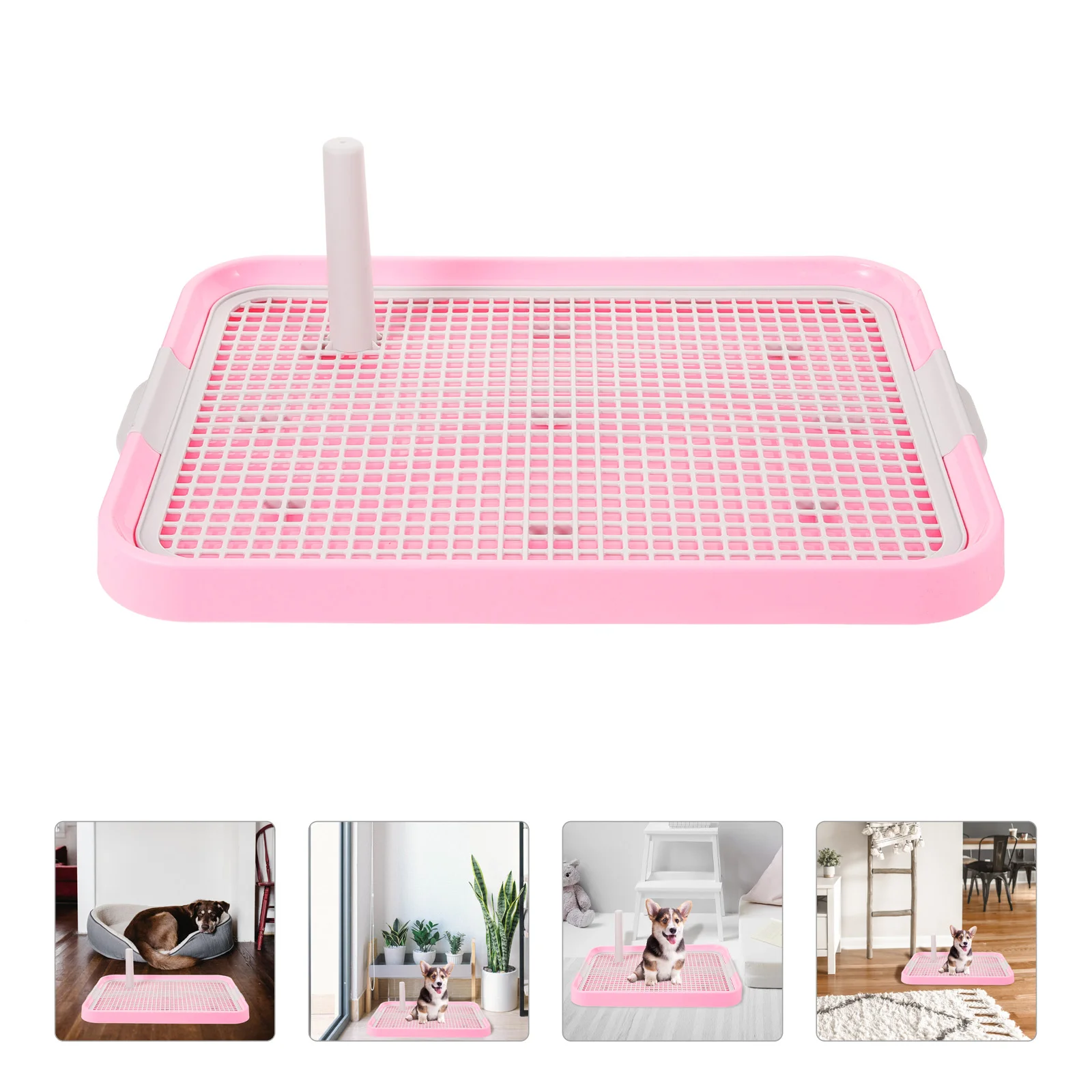 

Pet Toilet Plastic Puppy Urine Tray Shittscreek Bathroom Training Potty Mesh Dog Anti-slip Grid
