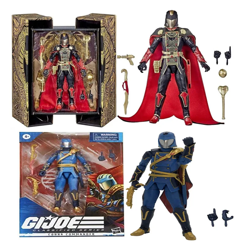 

6inch Ko G.I.Joe Classified Series Figurine Snake Supreme Cobra Commander Action Figure Collection Accessories Toys Gifts 2023
