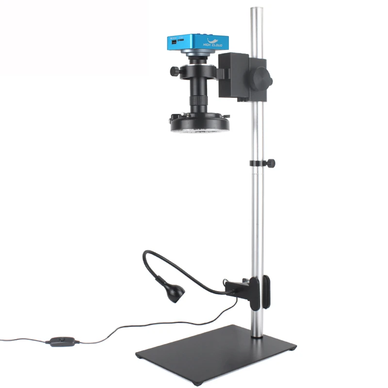 13MP 30PSF 1080P HDMI USB промышленный цифровой видеомикроскоп камера 10X-130X зум C крепление