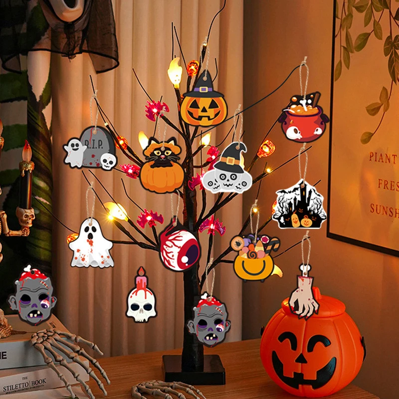 Halloween Party Pumpkin Blood Hand Hanging Pendants Horror Ghost Festival Party DIY Happy Halloween Day Decor