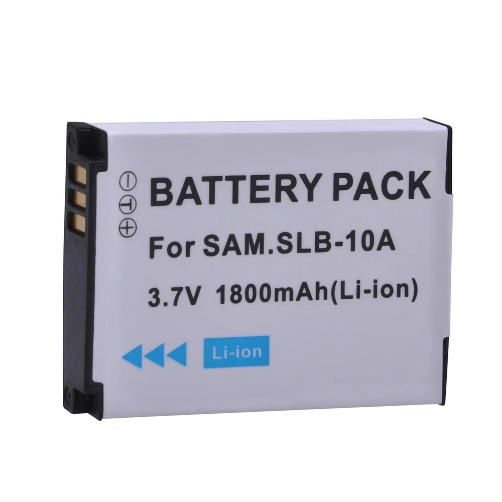Аккумулятор SLB-10A SLB 10A для Samsung ES55 EX2 WB150F WB350F WB500 WB550 WB800F WB1100F WB2100 HMX-U100 HMX-U100UN |