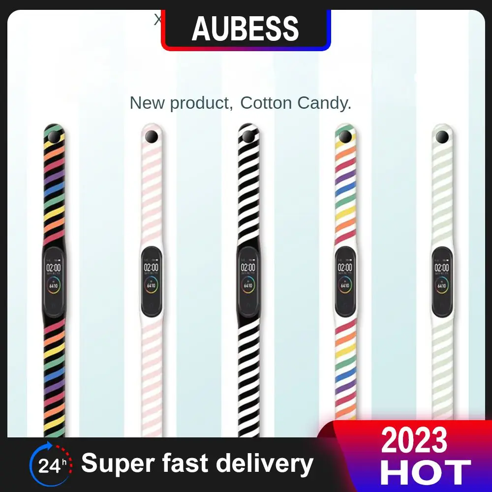 

Waterproof Free From Dust Tpu Strap Strap Marshmallow Series Silicone Wristband Strong And Durable Watch Accessories Wristband