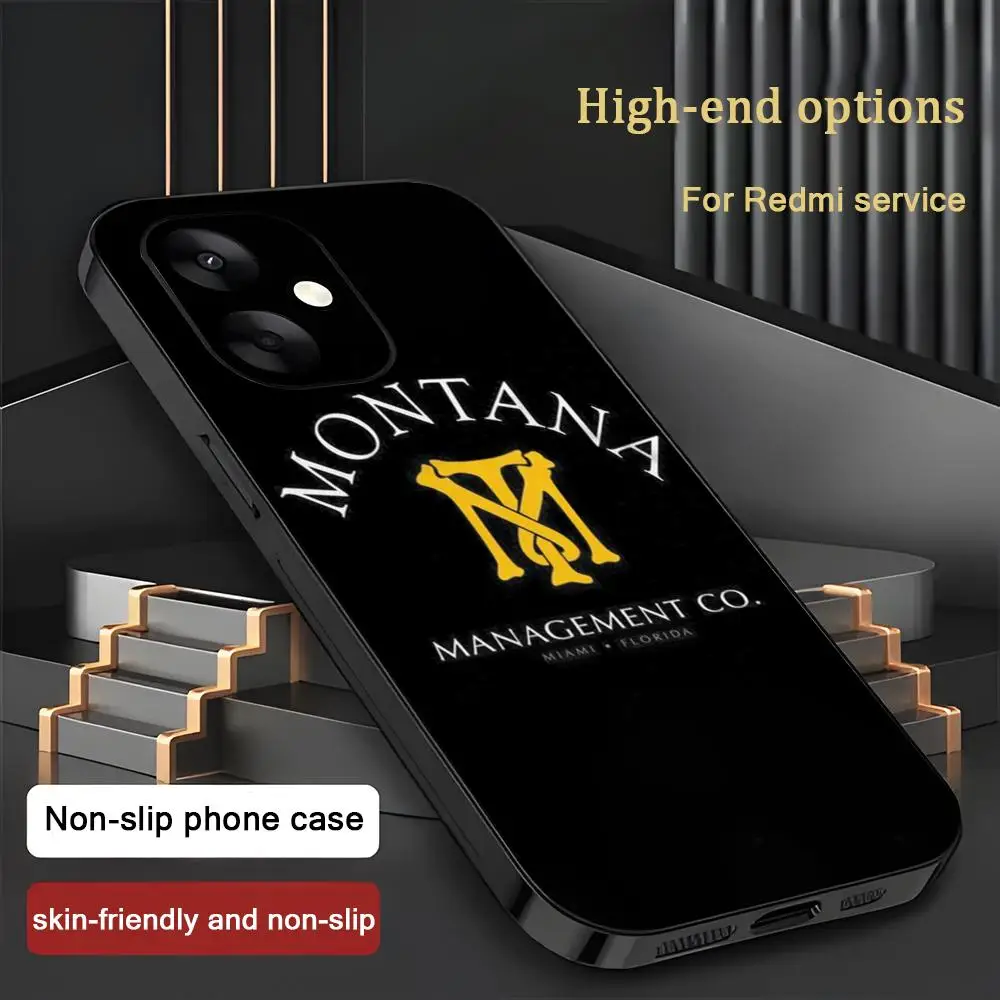 Film S-ScaR FA-CE Ai Pa-cino Phone Case For Xiaomi Redmi Note 13 12 11 10 Pro Plus S 5G 12S Luxury Soft Black Cover