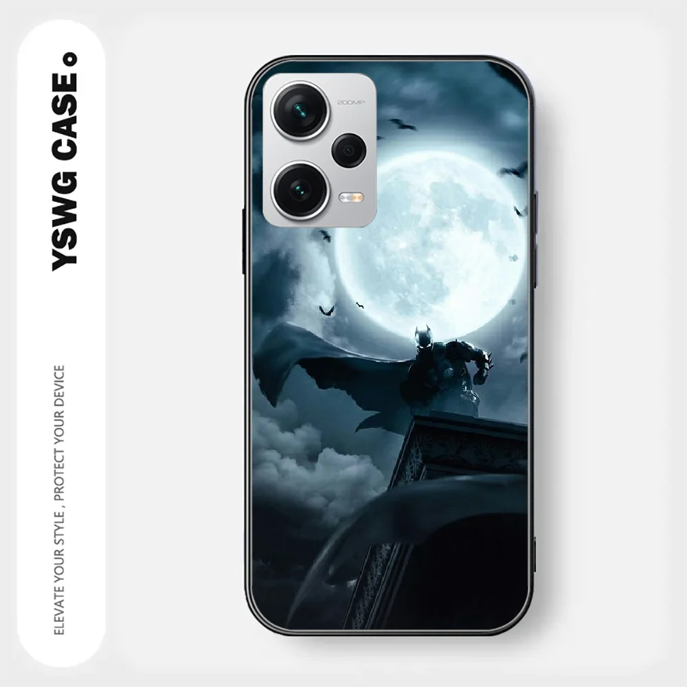 Бэтмен Брюс для Xiaomi Redmi Note 8 9 10 11 12 13 C Pro Plus K70 чехол телефона черный