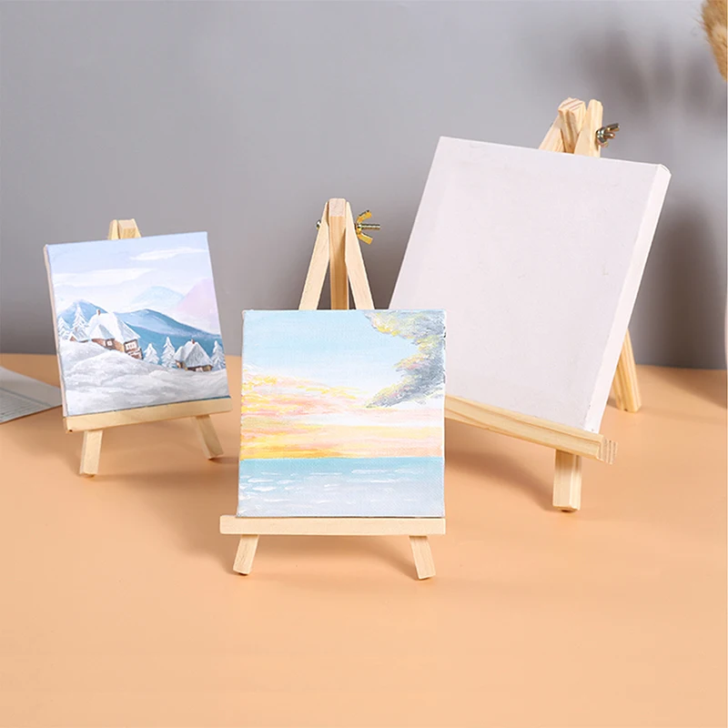 

1Pcs Mini Wooden Easel Name Card Stand Wedding Table Card Stand Display Holder Party Desktop Decoration