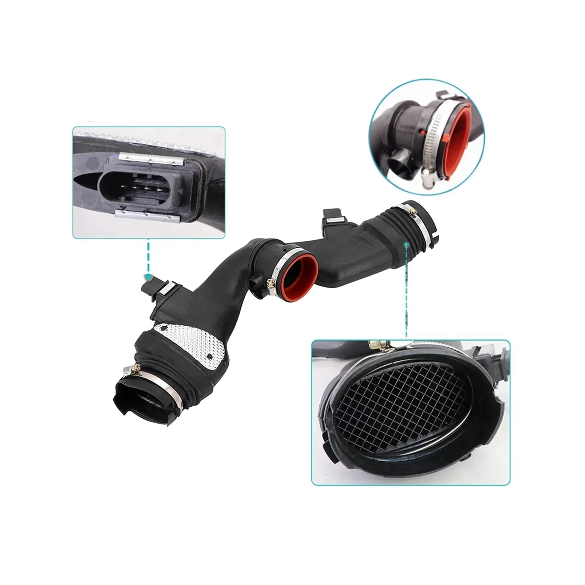 Воздуховод автомобильного двигателя A6420908237 с датчиком массы воздуха для E320 W211 W164