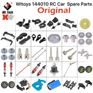 Imported Original Wltoys 144010 1/14 RC Car Spare Parts ESC Swing Arm C Seat Differential Wavebox Tire Gear S