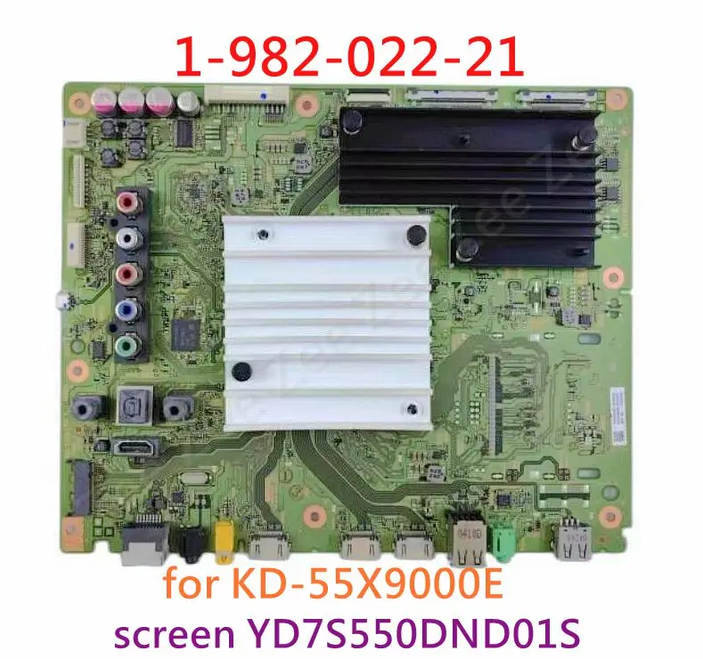 

Good working for KD-55X9000 original mother board 1-982-022-21 matching screen YD7S550DND01S（100% test before shipment)