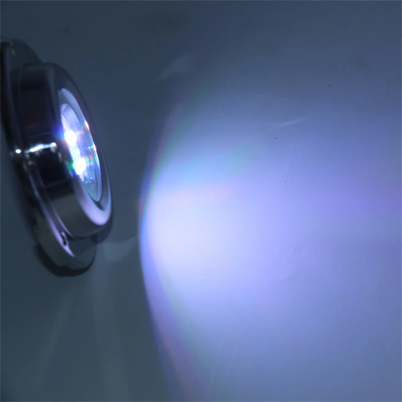 30Вт Светодиодный маяк с IP68 классом защиты от воды подводной лампы RGB RGBW из нержавеющей стали 316L для яхт хвостового плавания DC12V.