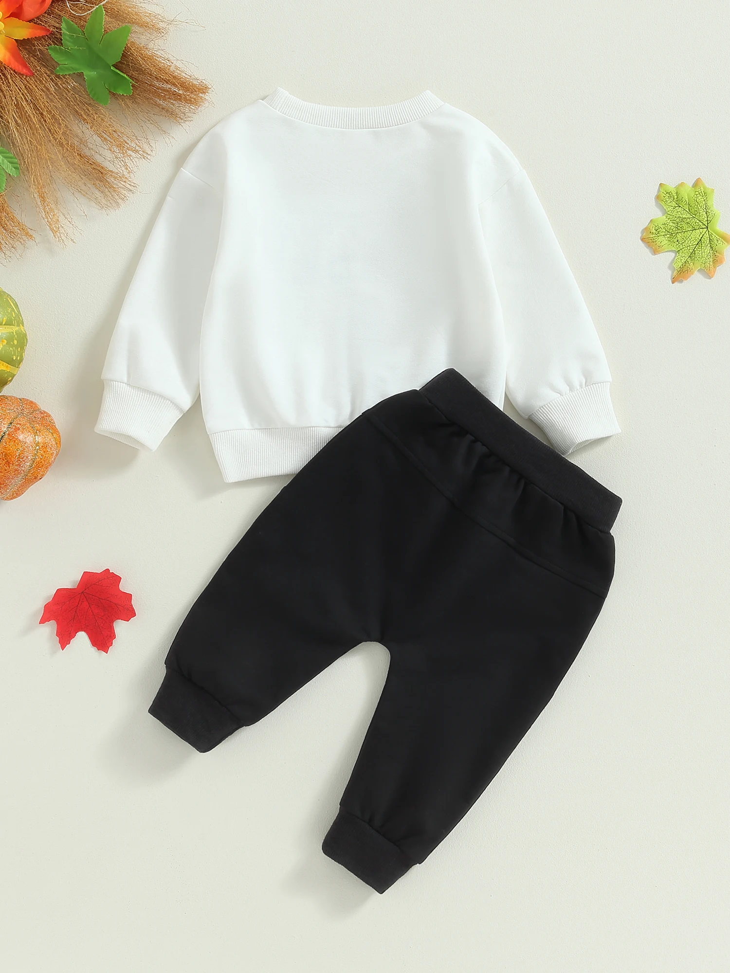 

Детский Семейный комплект, комбинезон с принтом тыквы, юбкой-пачкой и повязкой на голову, очаровательный осенний наряд для младенцев