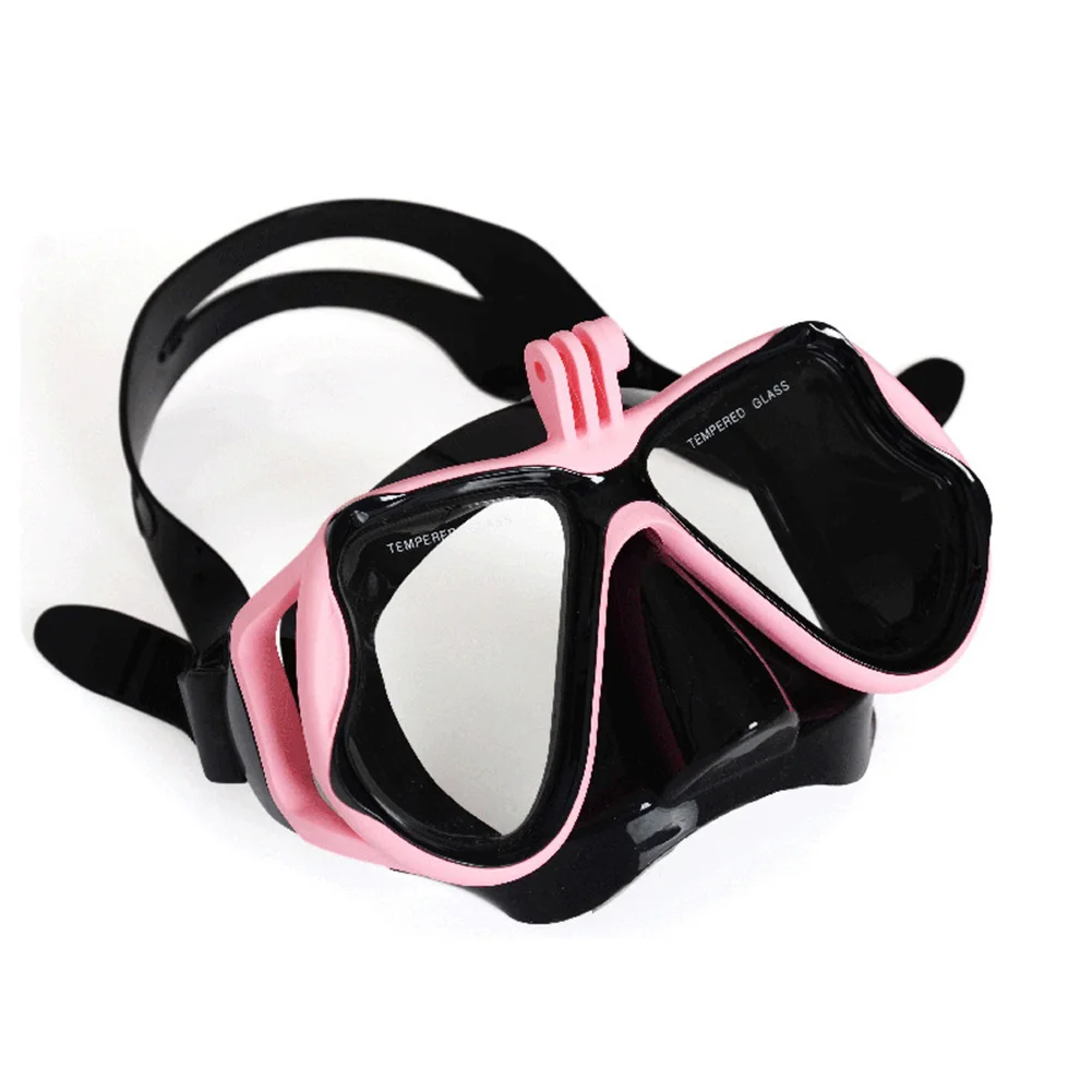

Durable Diving goggles Full dry breathing tube PC frame Portable Silicone headband Snorkeling Swimming Goggles