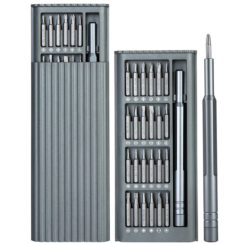 

Screwdriver Set Precision Repair Tool 24/32/46/43 in 1 Magnetic Screw Driver Bit Set for Phone Laptop Watch Household Appliances