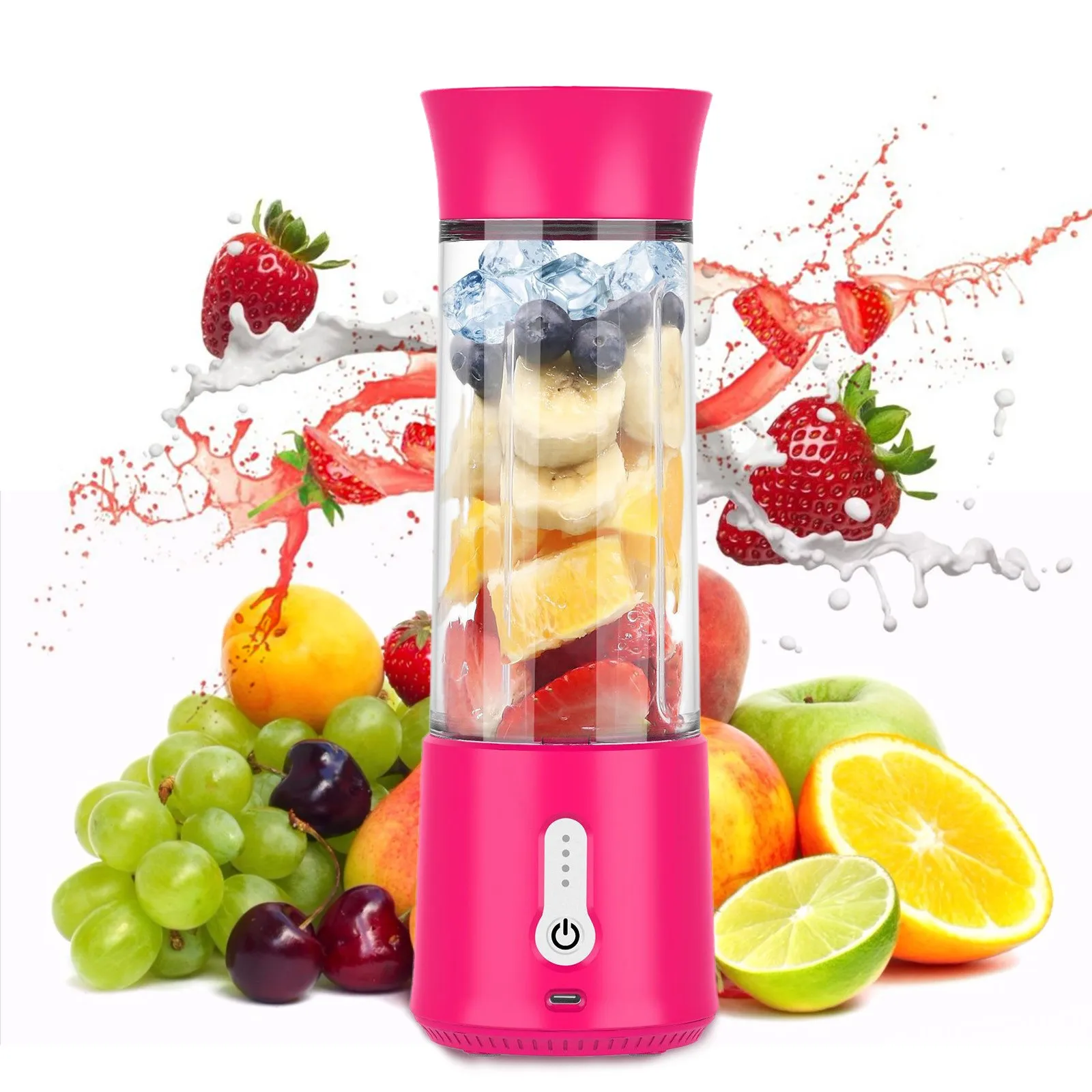 And Smoothies For Shakes Usb Personal Juice Small Juicer Gla
