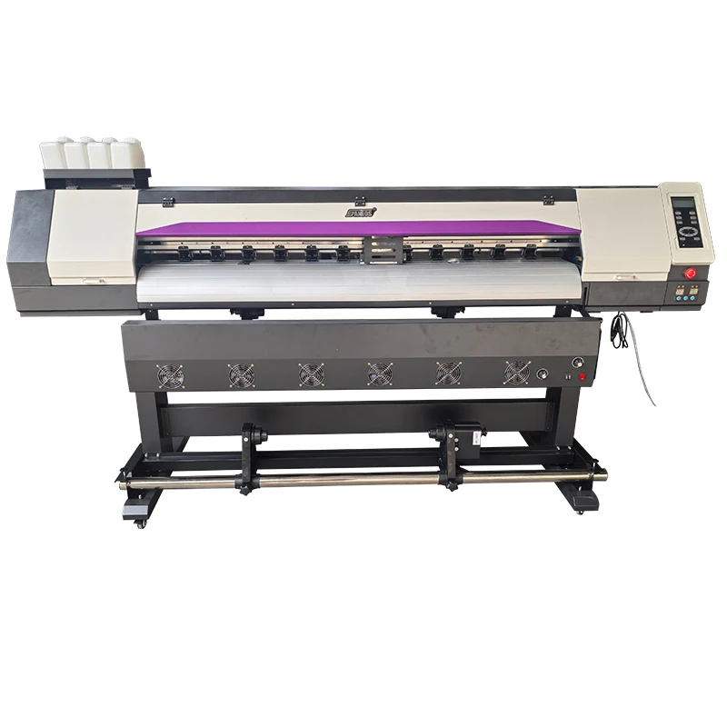 Flex banner printing machine for small business with single xp600 DX5 i1600 I3200 large format printers