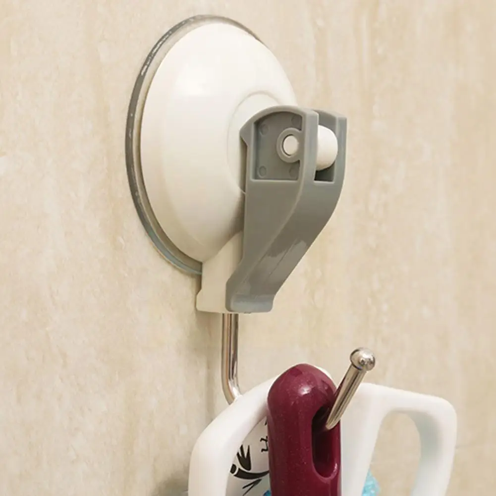 

Hooks Round Strong Vacuum Holder Hooks Suction Cup Hanging Snap Hook Lever Removable Holder Seamless Bathroom Vacuum Kitche M3g5