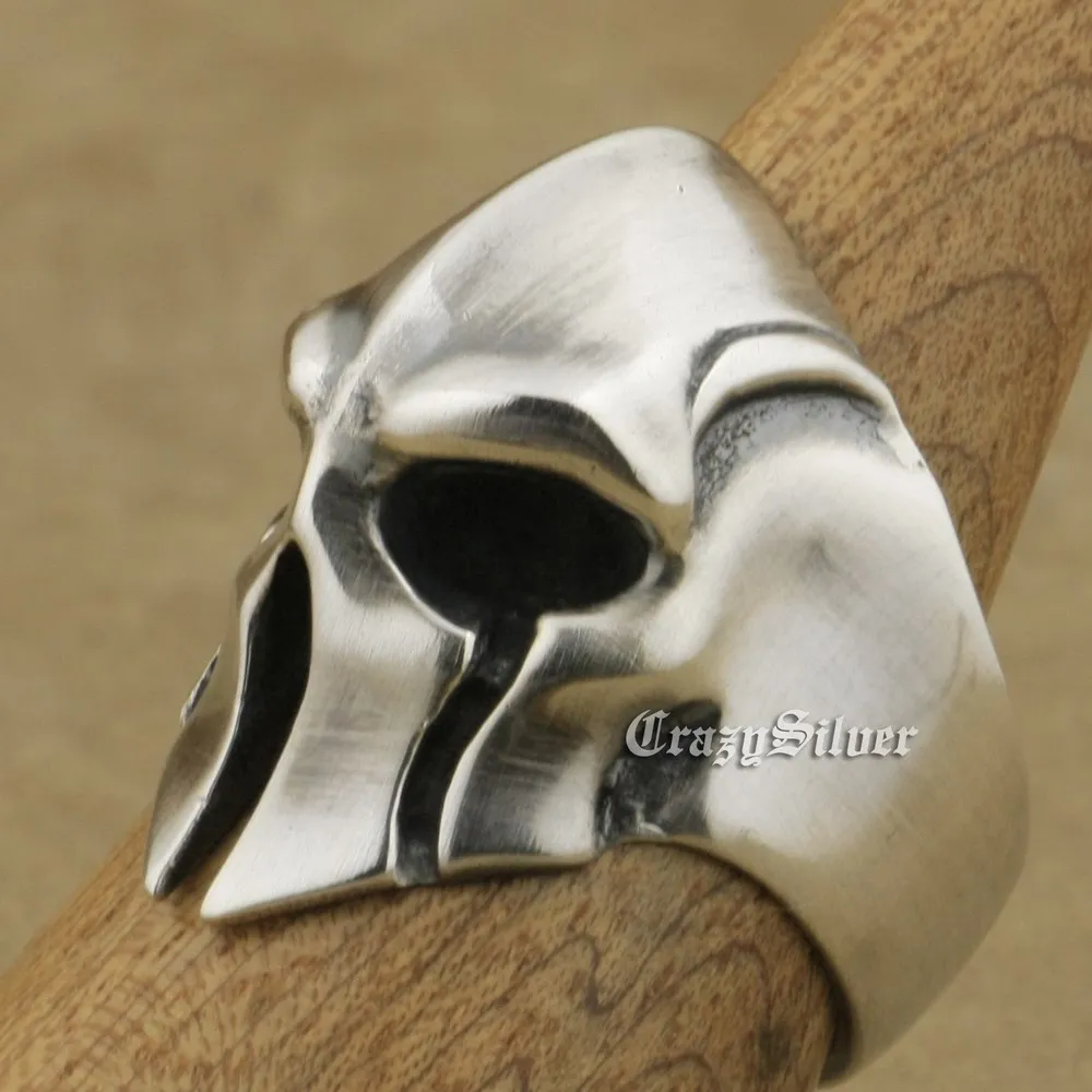 CZ Eyes 925 пробы серебряные всадники Apocaly кольцо Biker Punk Ювелирные изделия TA0X US Размер 7