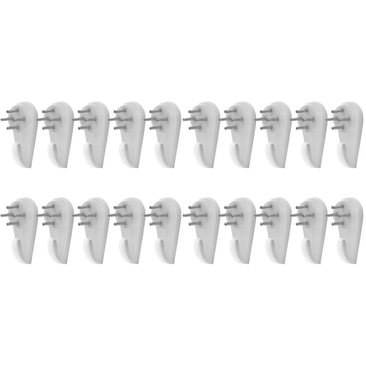 

2pcs VOSAREA 10pcs Wall Hanger Invisible Picture Frame Nails Seamless Wall Hook