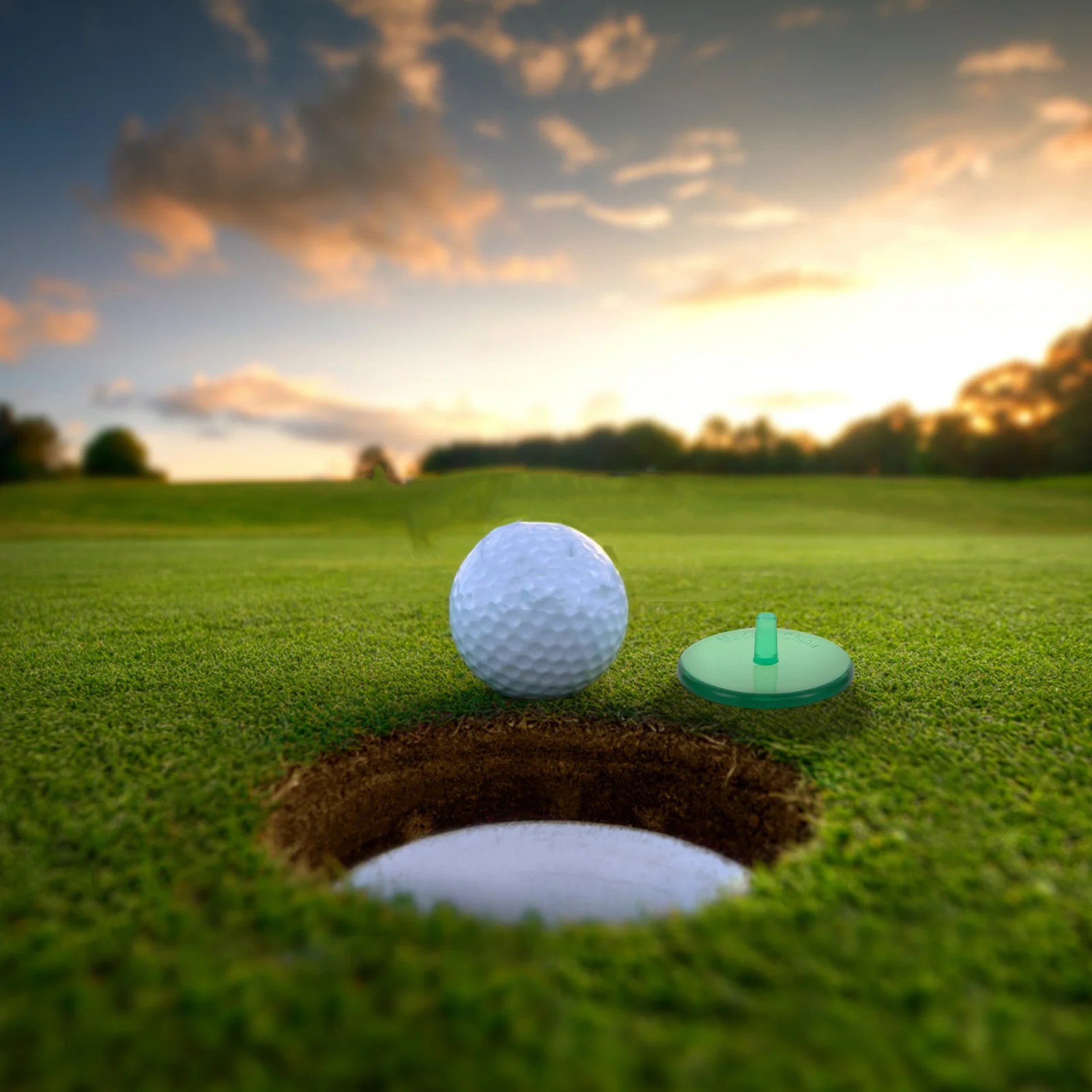 

100Pcs Golfs Balls Position Markers Flat Golfs Balls Markers Golfs Positioning Tools