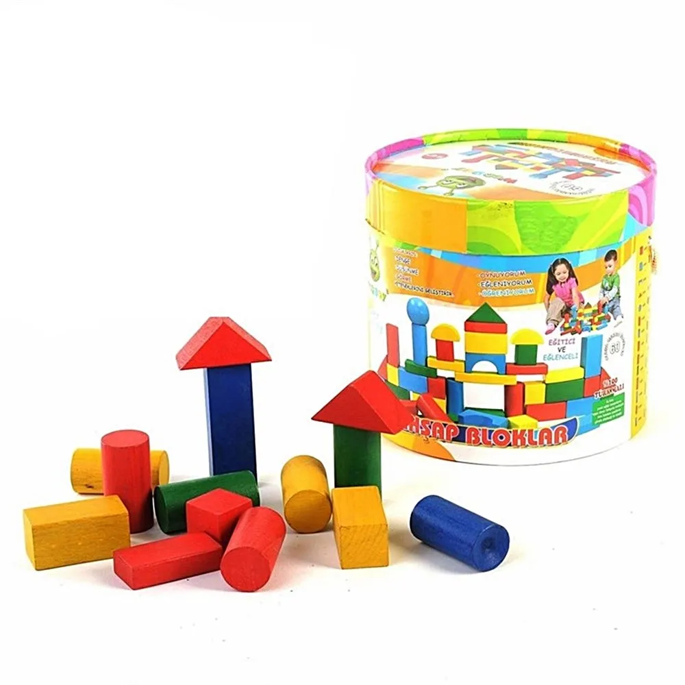 

Большие кубики ведра Woodoy 60 шт.