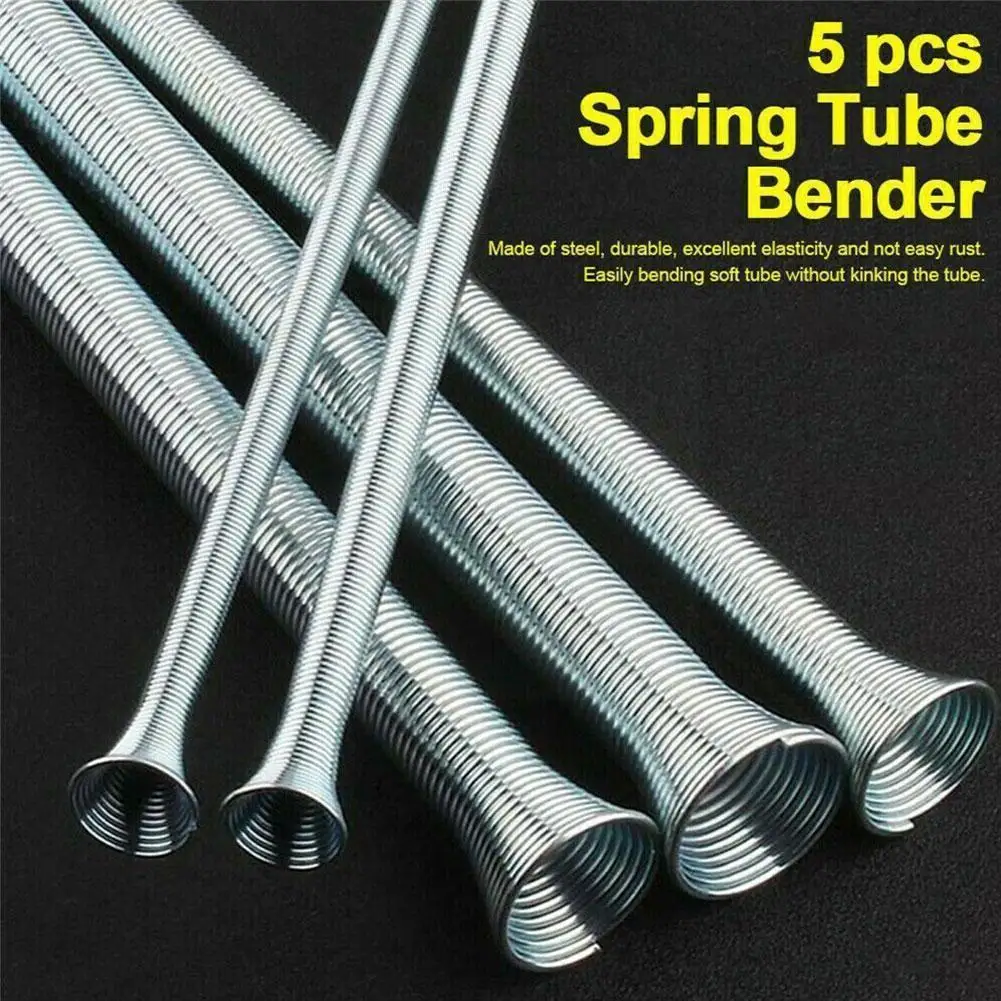 

Wire Bender Spring Benders Air Condition Copper Pipe Bending Outside Pipeline Bender Spring Aluminum Pipe Tool Bender Tube 5pcs