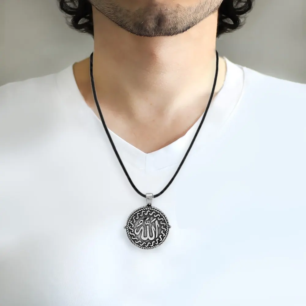 Tesbihane iptv над Аллах внутри Ayetel Kursi серебряное Молитвенное ожерелье | Украшения и