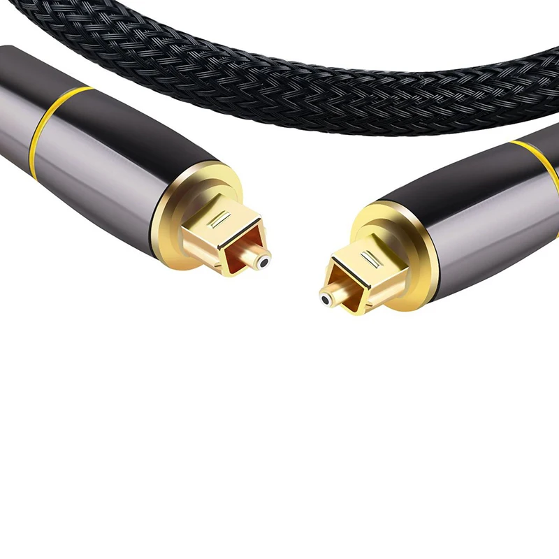 HIFI 5.1 Digital SPDIF Fiber Toslink Optical Audio Cable 1M For TV Box PS4 Speaker Wire Soundbar Amplifier Subwoofer