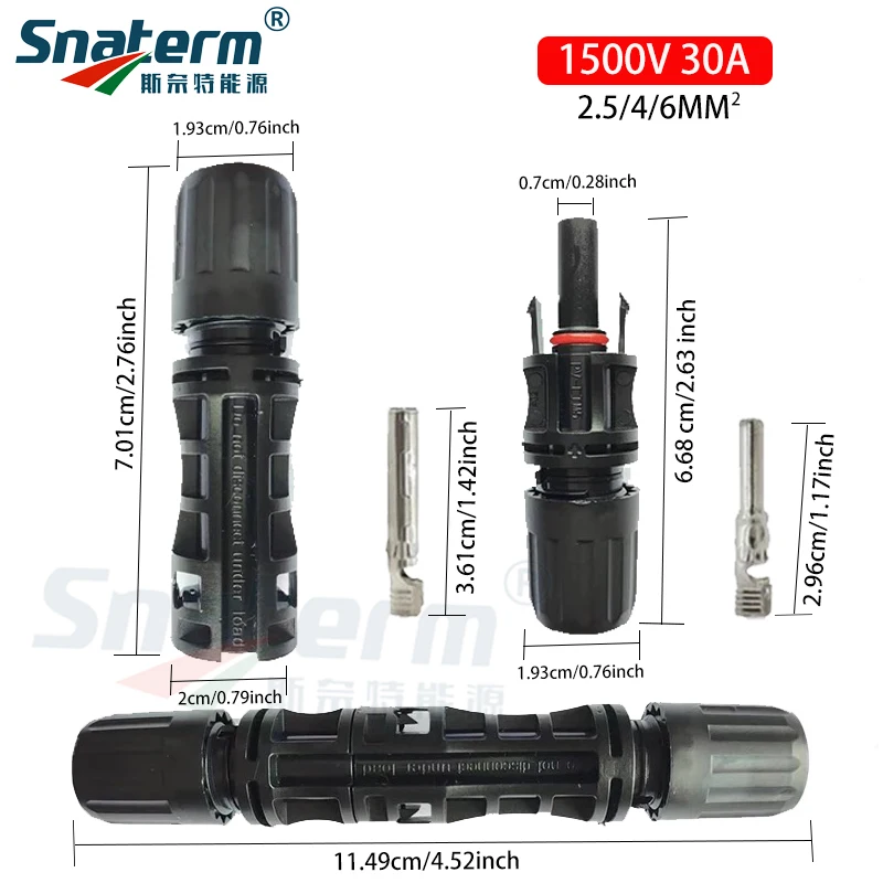 Солнечные панели Snaterm Солнечная распределительная коробка 1500 Вт 30 А с кабельными