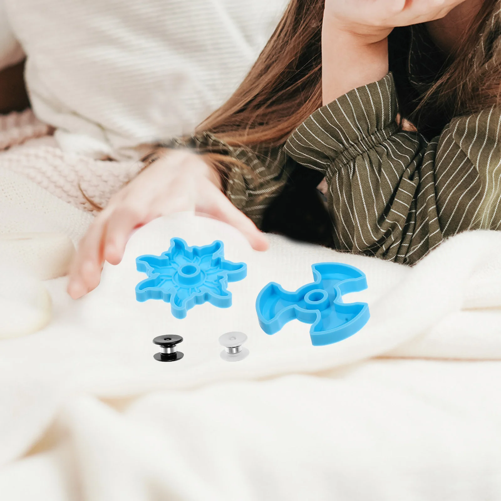 1 Set of Finger Gyro Molds with Gyro Bearings Reusable Silicone Gyro Molds Finger Gyro Making Molds