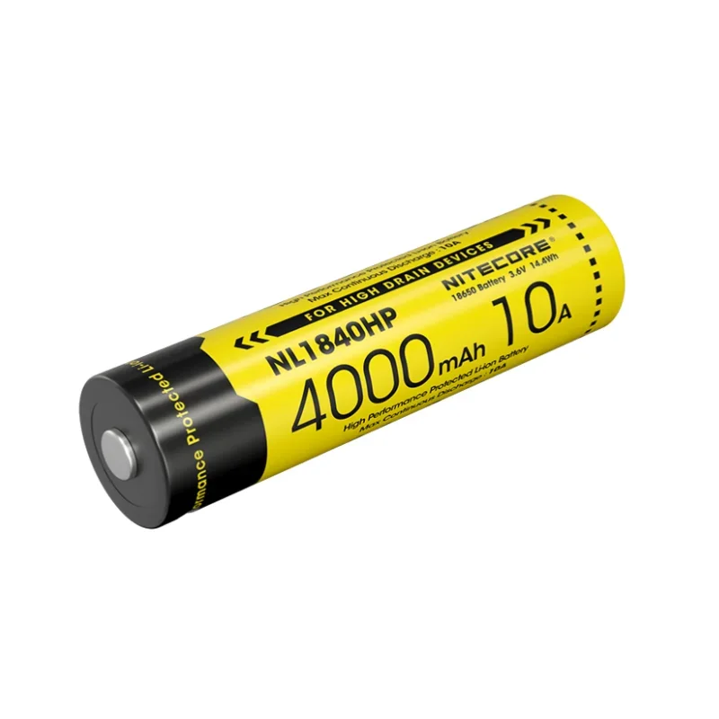 Перезаряжаемый аккумулятор Nitecore NL1840HP 18650 3 6 В литий-ионный 4000 мАч выход 10 А