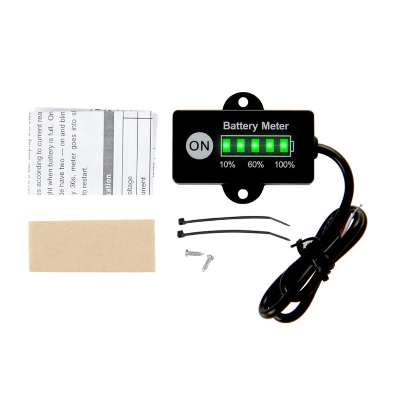 

12V 24V Digital Battery Capacity Voltmeter Meter Car Tester