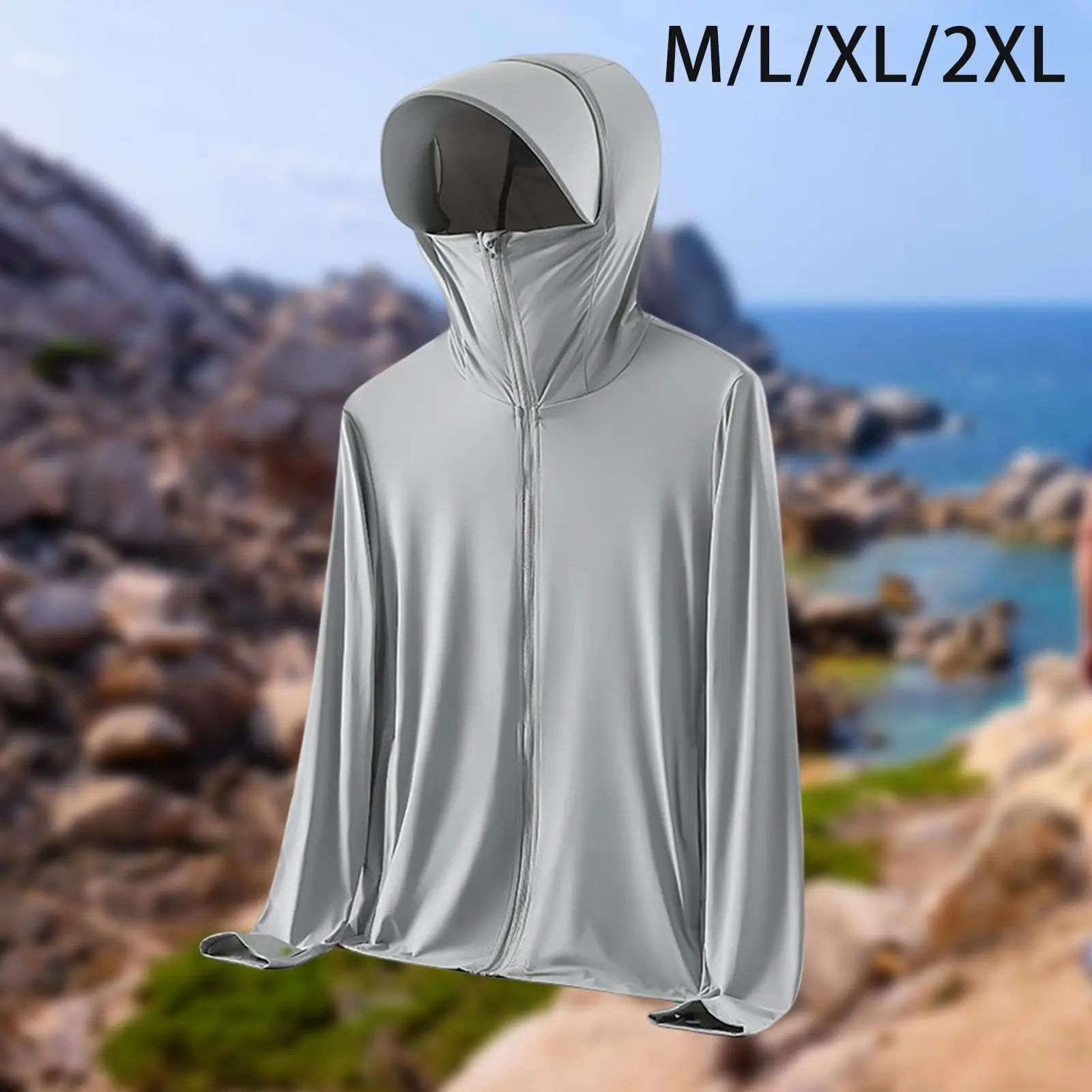 Lightweight Thin Full Zip Clothes Long Sleeve Shirts For Run