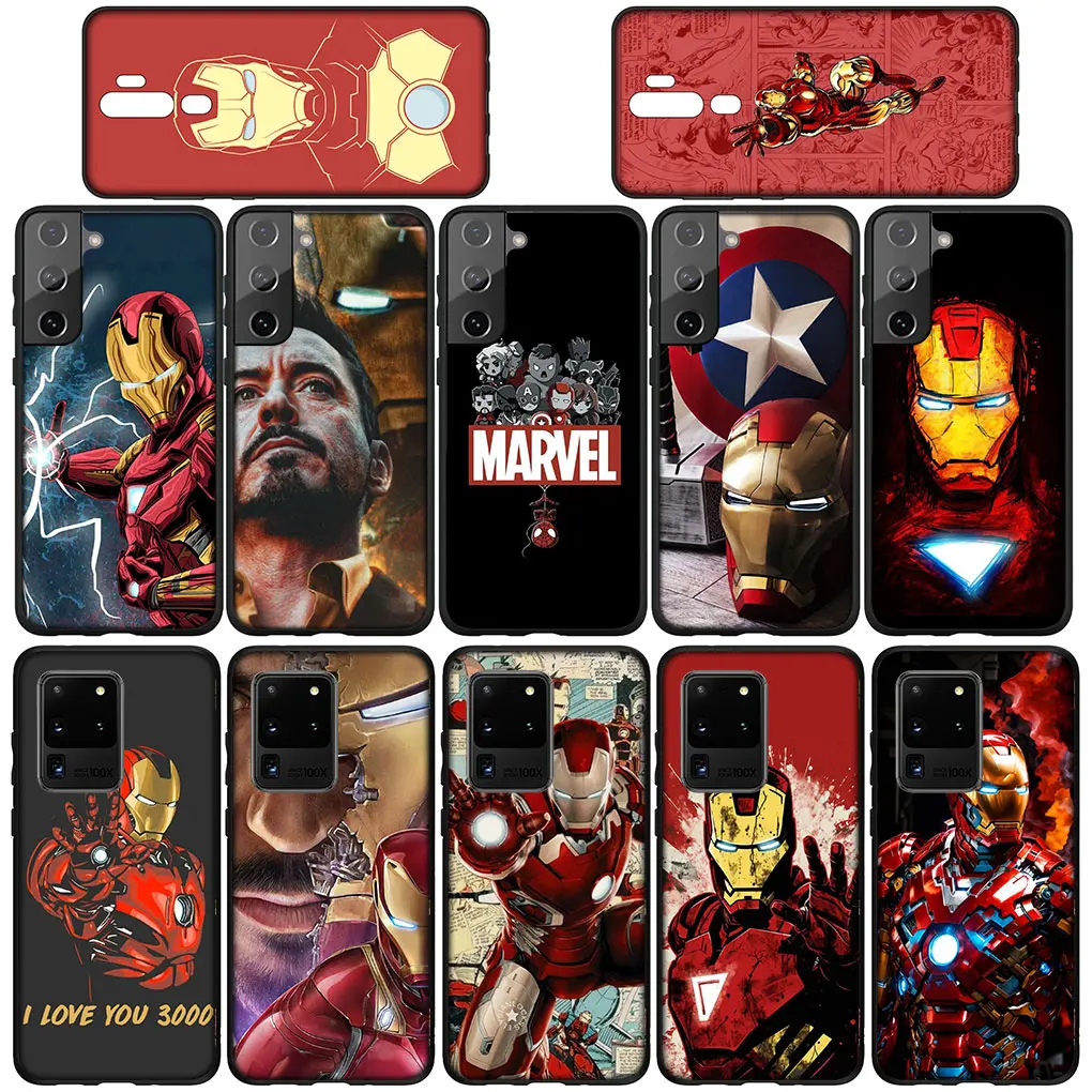 Защитный чехол IronMan для телефона с супергероями Xiaomi Redmi Note 12 14C 13C A3 13 Pro Plus 12s A3X Note13