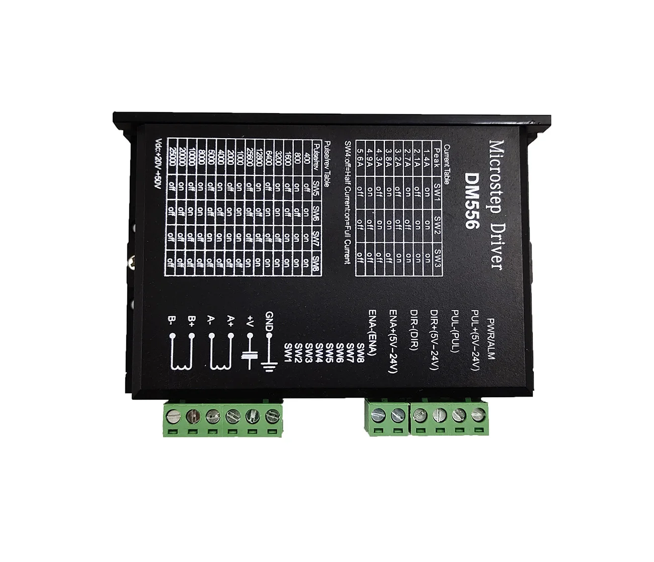 Двухфазный Драйвер шагового двигателя DM556 контроллер 42/57 драйвер