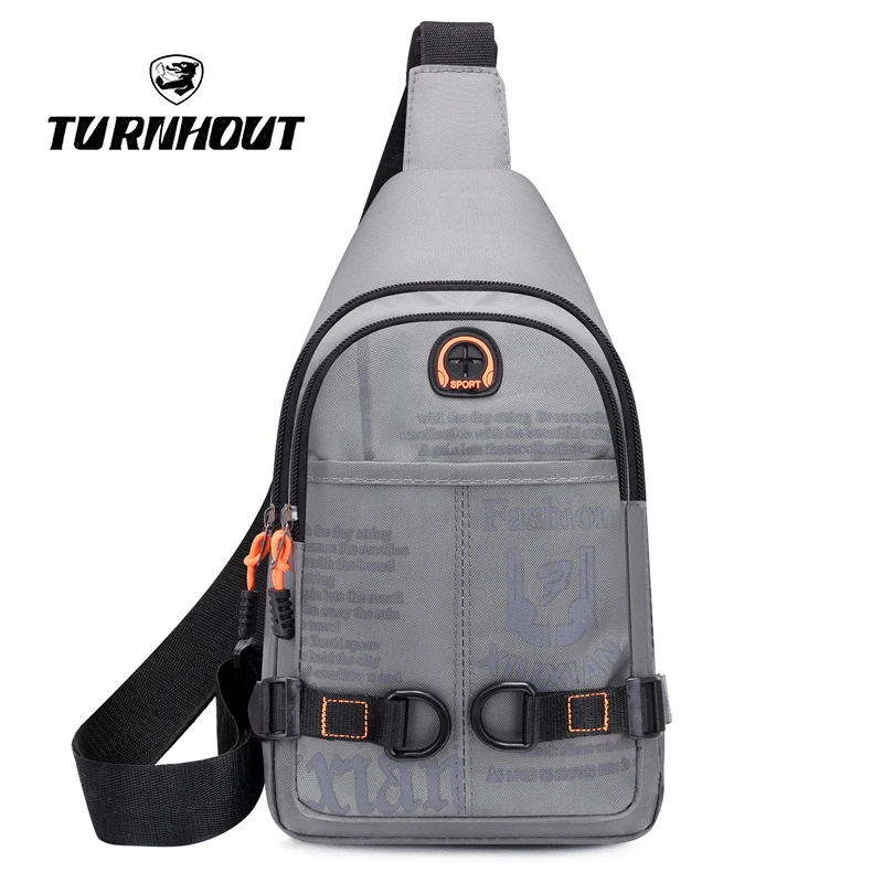 Fashion Letter Chest Pack For Men Casual Nylon Waist Bag Hot Sale Unisex Belt Fanny Travel Storage Bags